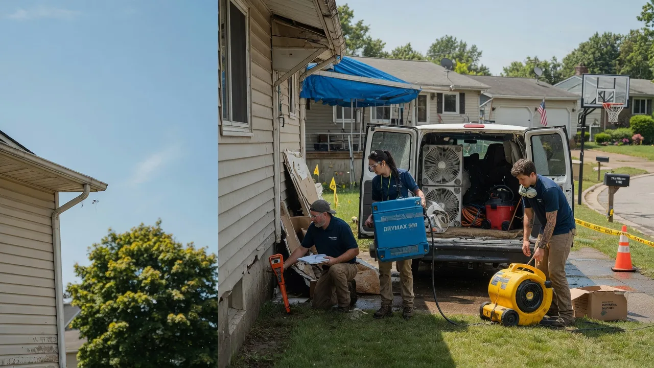 Ceiling Leak Cleanup in Woodlawn, IL near me