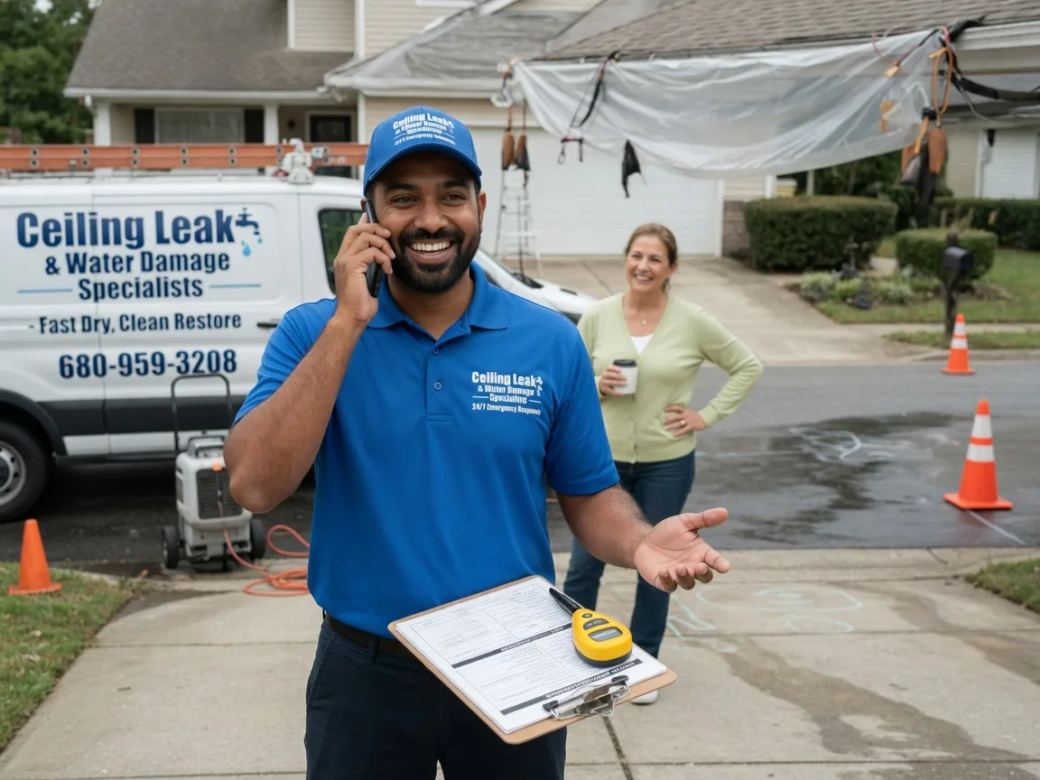 Ceiling Leak Cleanup Woodlawn, IL FAQs
